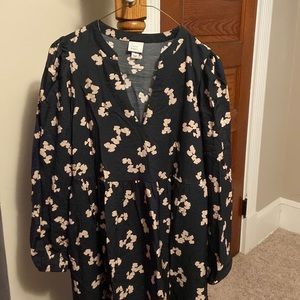 NWOT Long flowy dress with pockets!